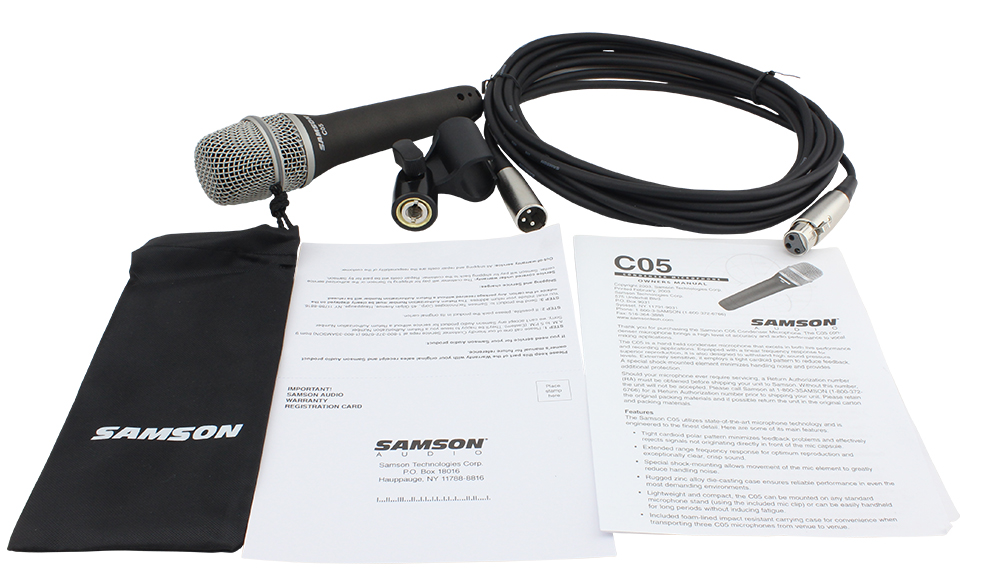 SAMSON C05 手持电容麦克风话筒