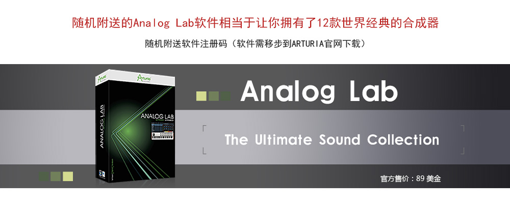 随机附送的Analog Lab 软件