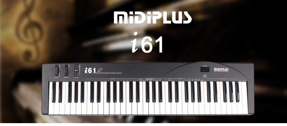 midiplus i61 61-Key MIDI Keyboard Controller 