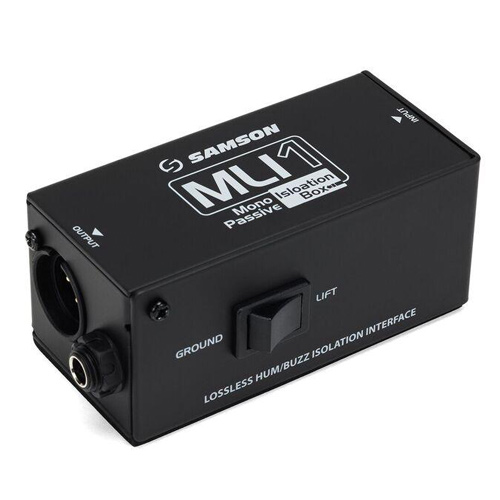MLI1 单通道音频隔离器D.I盒