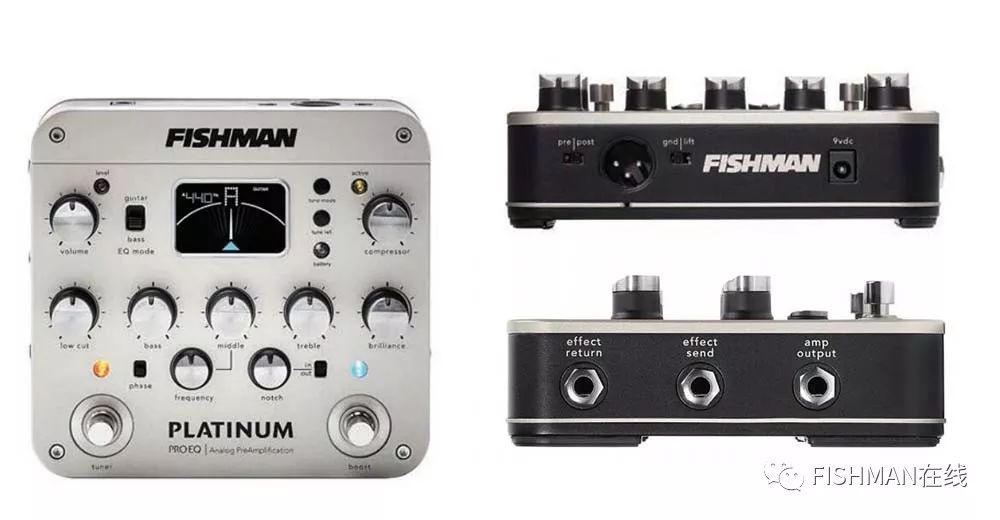 FISHMAN专为原声乐器打造的前级神器—Platinum Pro EQ 纯模拟前级放大系统